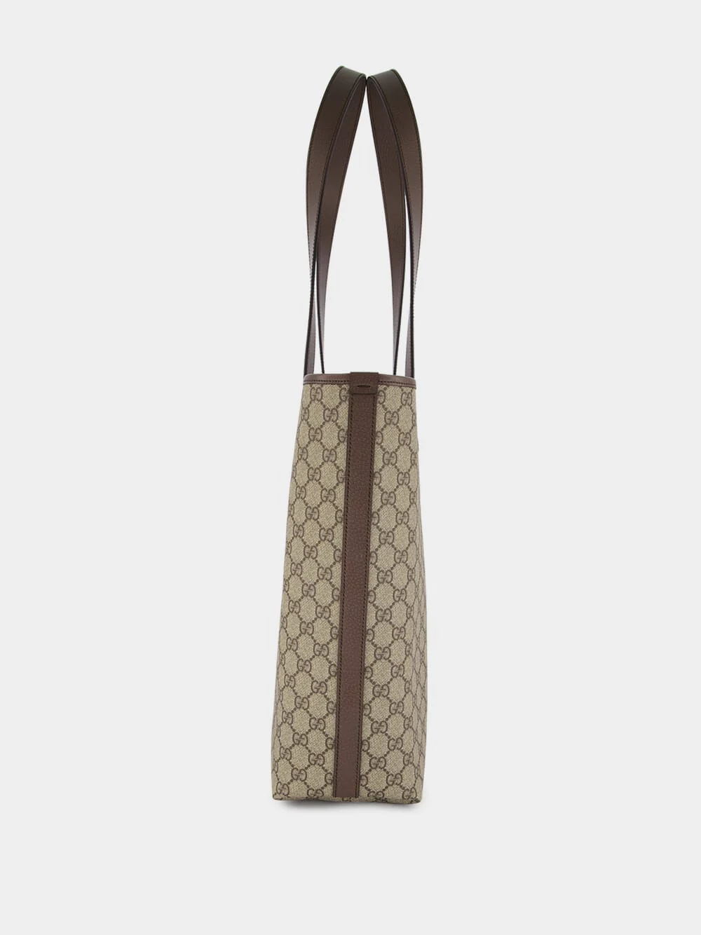 Beige and Ebony GG Supreme Tote Bag - Image 3