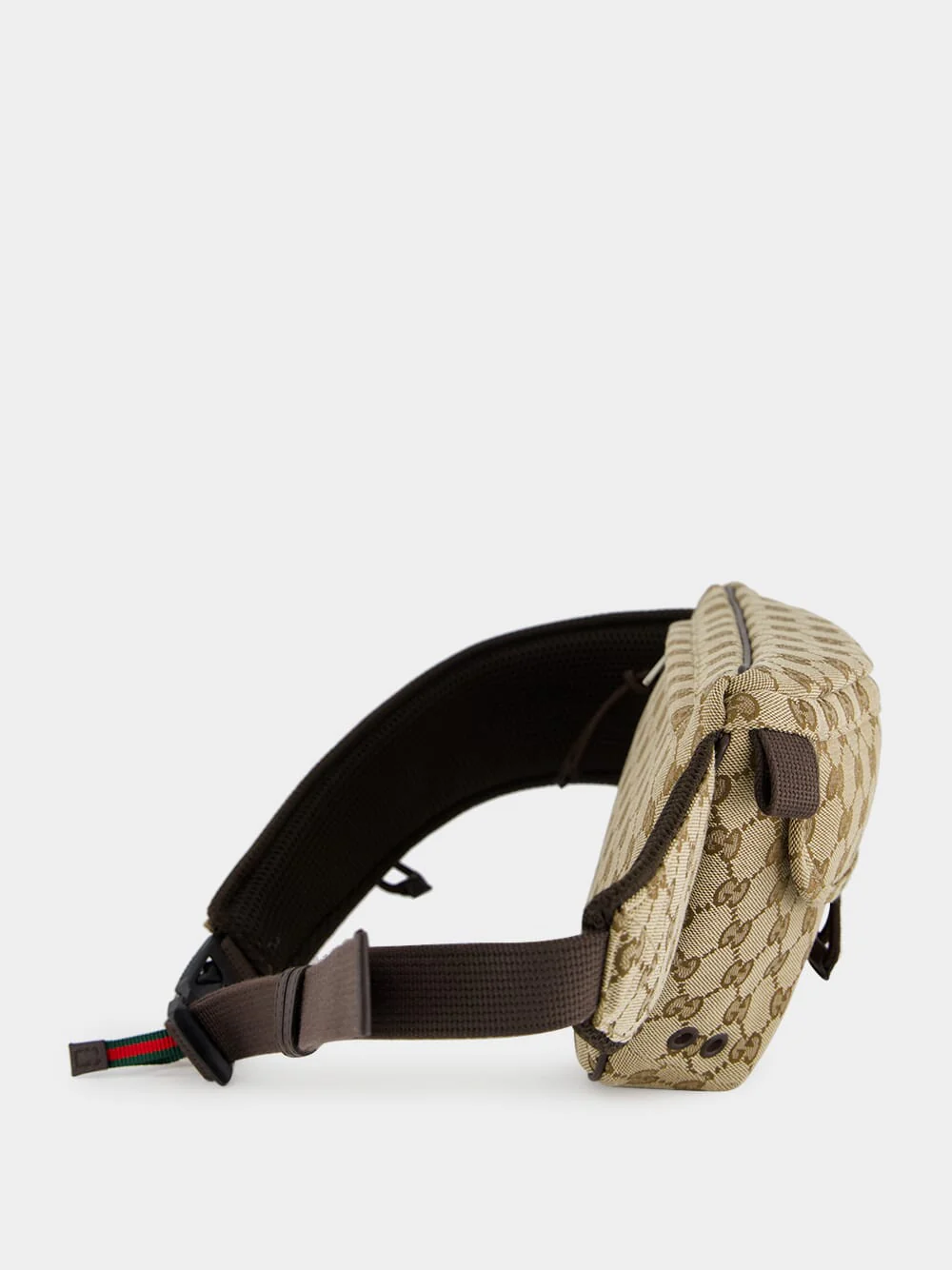 Beige and Ebony Small GG Belt Bag - Image 3