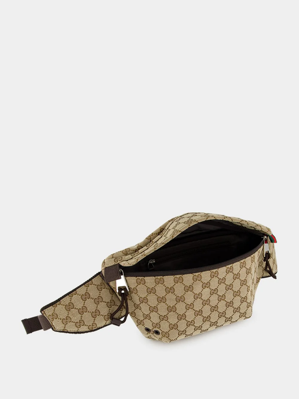 Beige and Ebony Small GG Belt Bag - Image 5