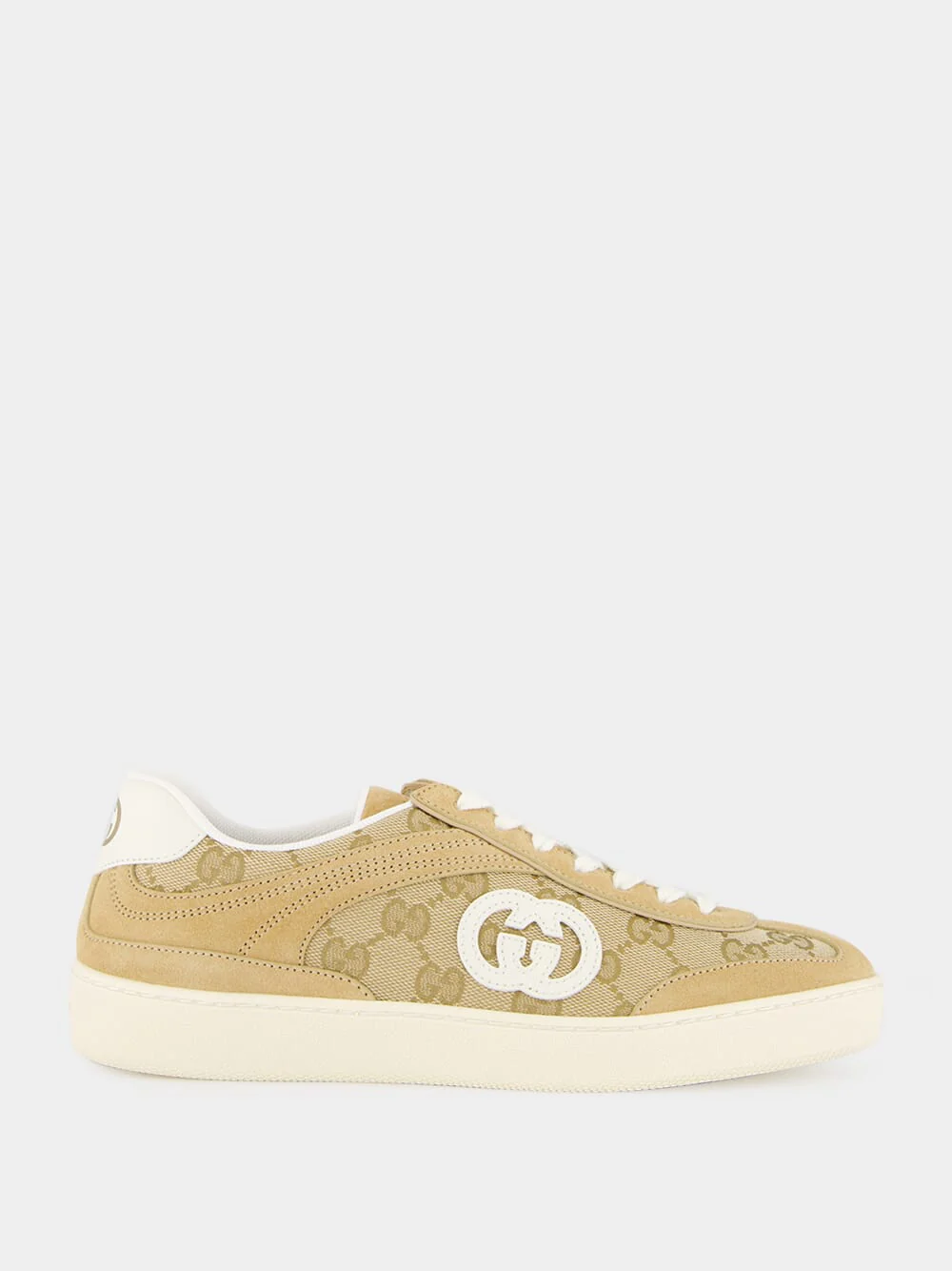 Beige GG Canvas G75 Trainers