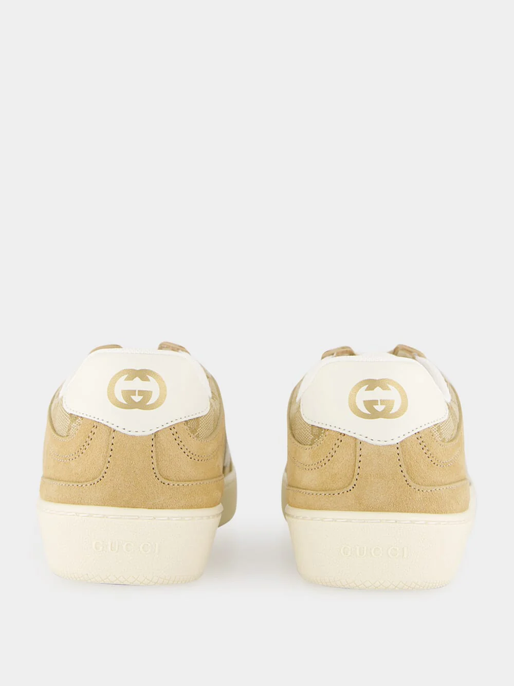 Beige GG Canvas G75 Trainers - Image 5