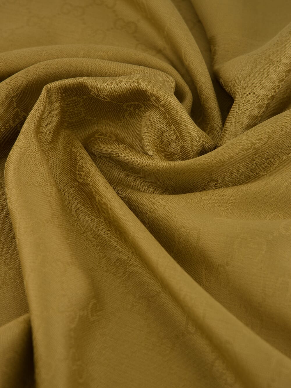 Beige GG Jacquard Cotton-Silk Shawl - Image 2