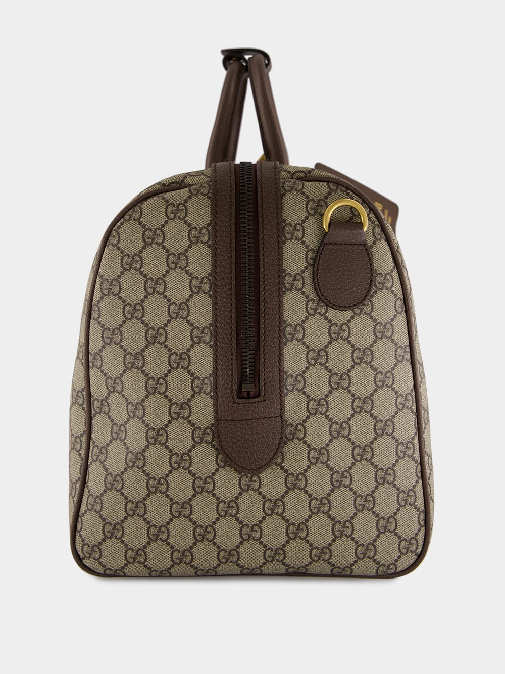 Beige GG Monogram Medium Duffle Bag - Image 4