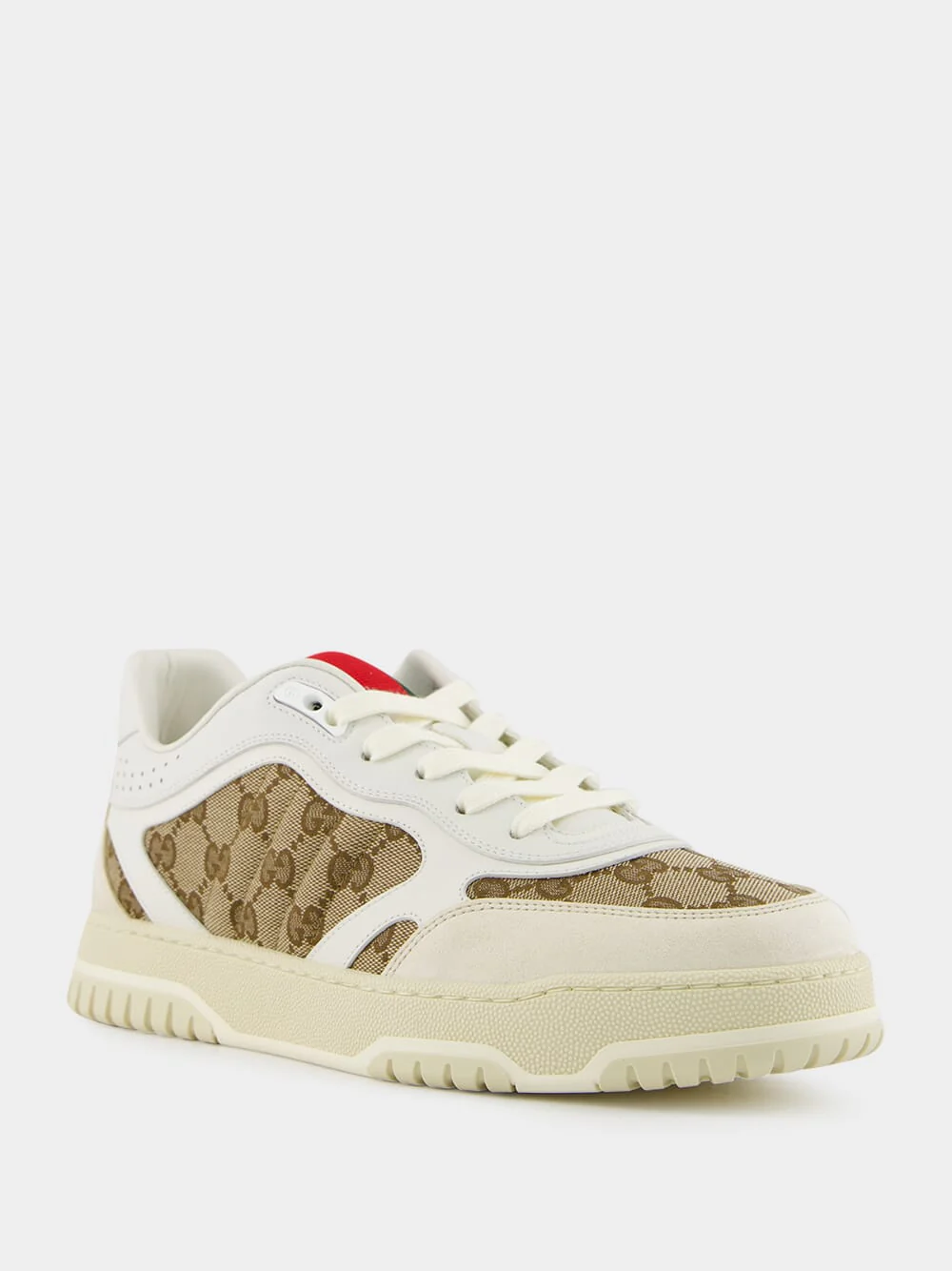 Beige GG Re-Web Sneakers - Image 2