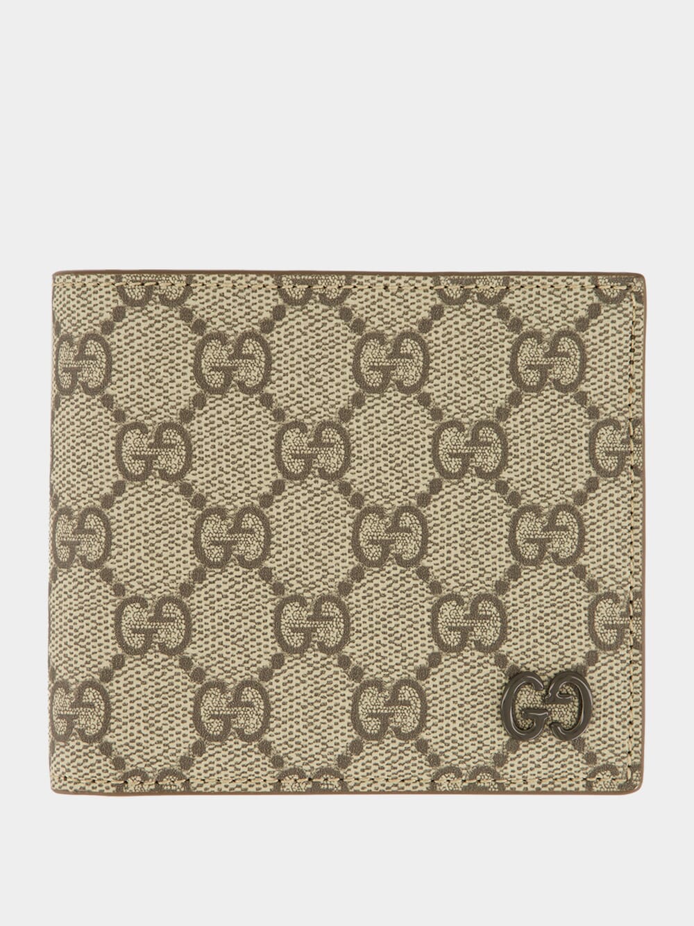 Beige GG Supreme Coin Wallet