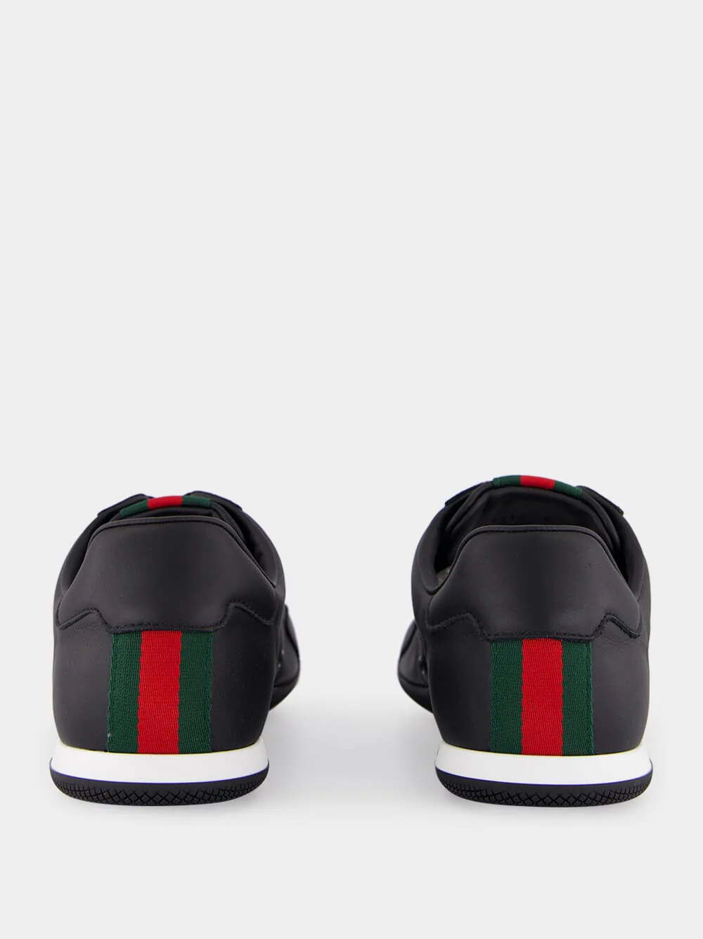 Black Calfskin Low-Top Sneakers - Image 5