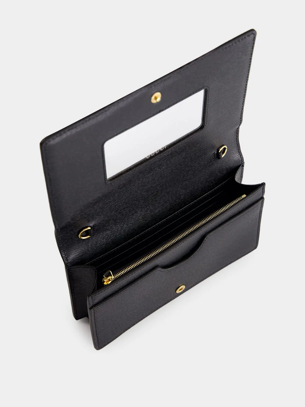 Black Chain Wallet with Script - Image 6