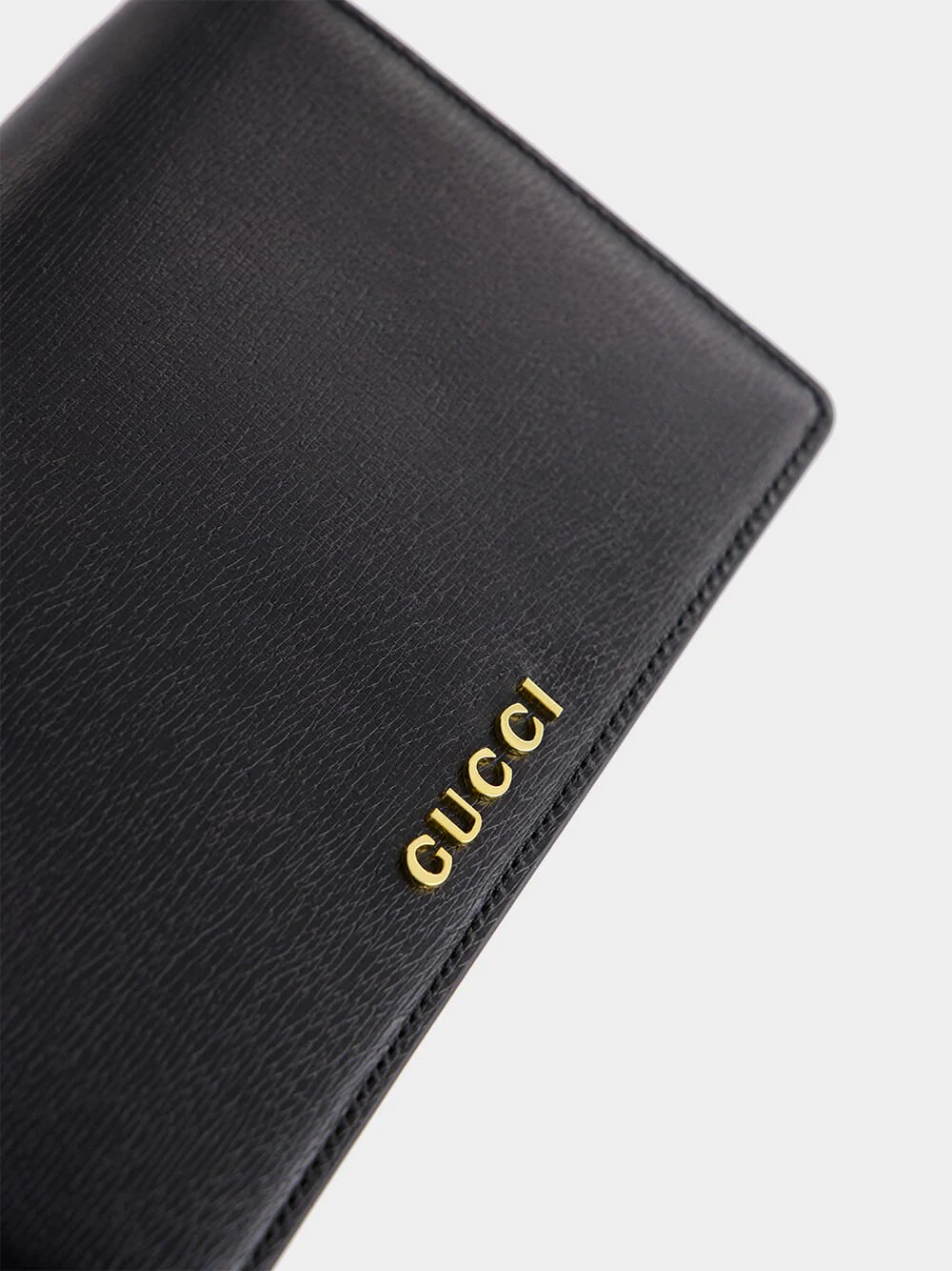 Black Chain Wallet with Script - Image 8