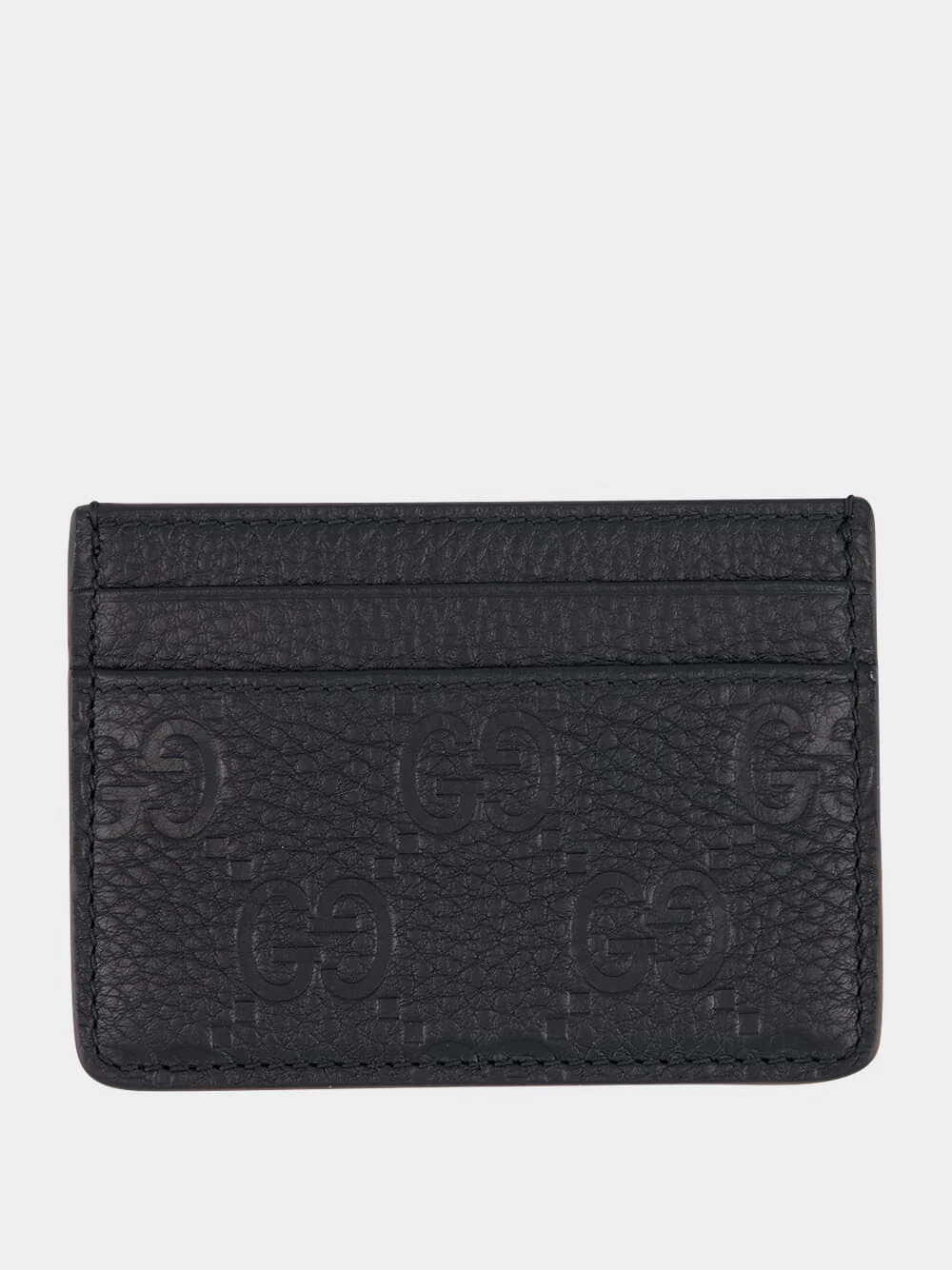 Black GG Emblem Card Case - Image 2