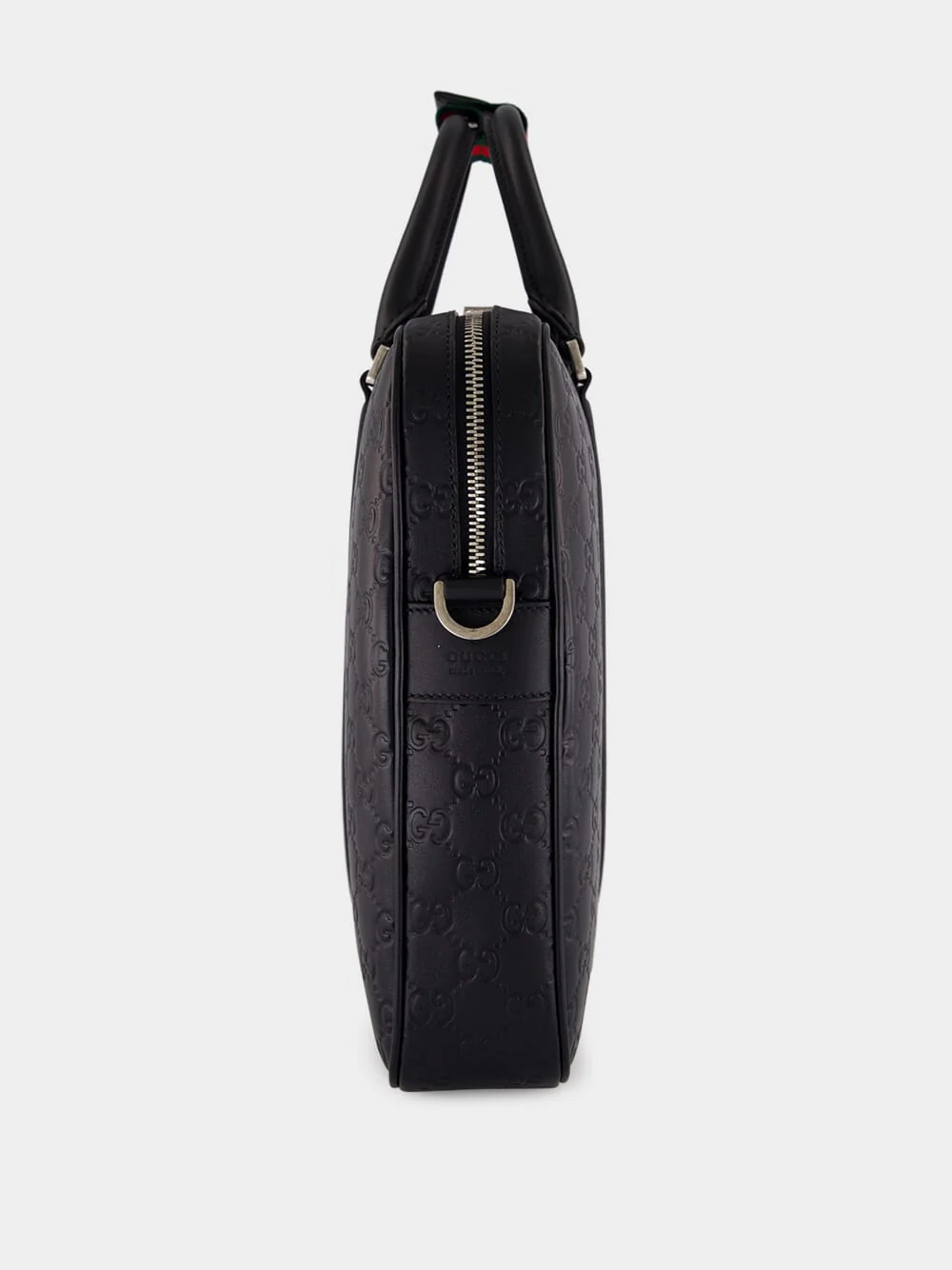 Black GG Leather Large Briefcase - Image 4