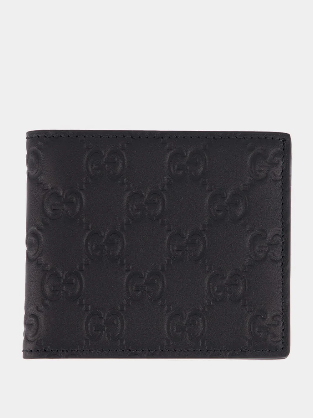 Black GG Leather Wallet