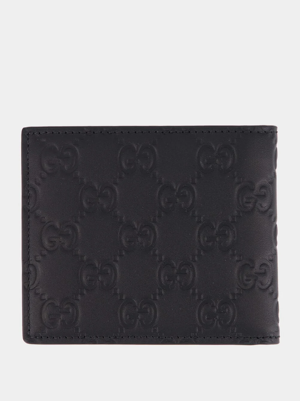 Black GG Leather Wallet - Image 2