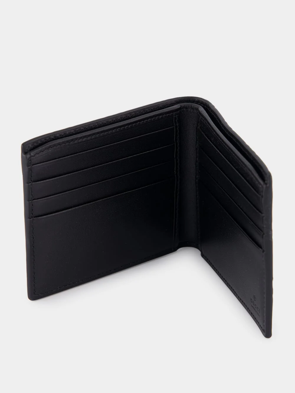 Black GG Leather Wallet - Image 4