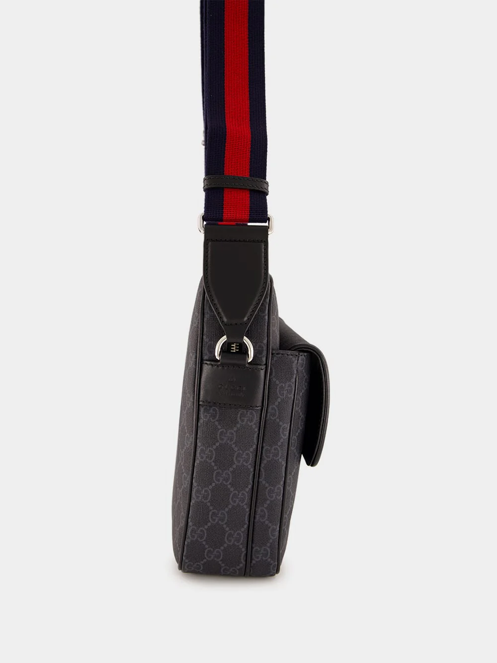 Black GG Supreme Canvas Messenger Bag - Image 4