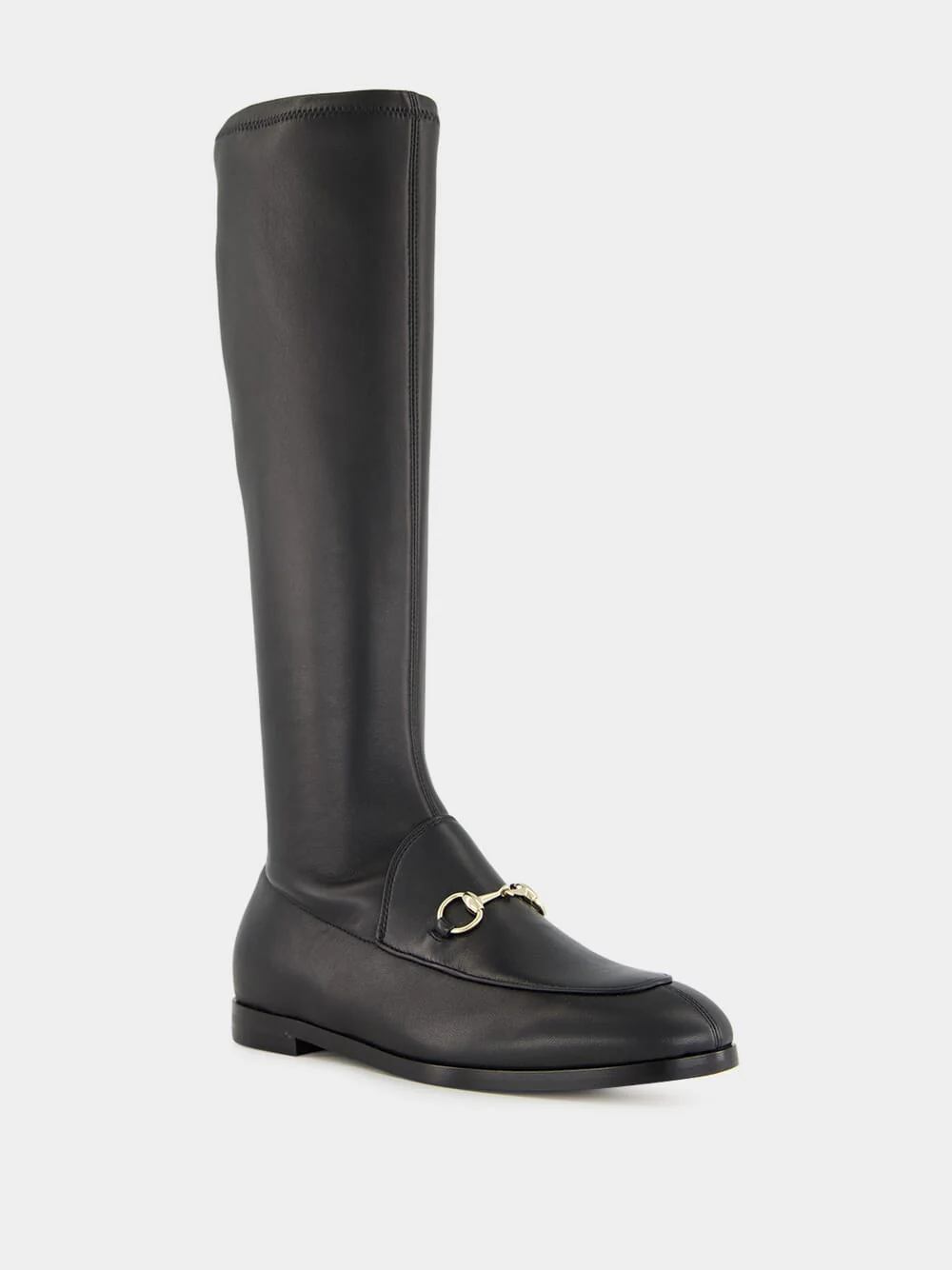 Black Jordaan Stretch Leather Boot - Image 2
