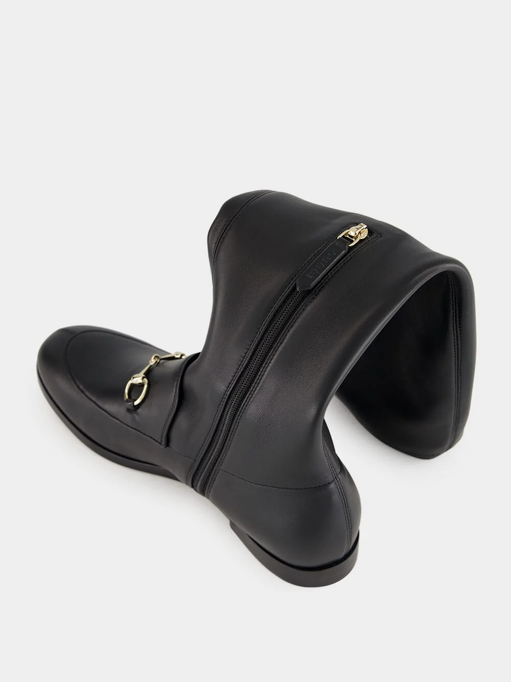 Black Jordaan Stretch Leather Boot - Image 6