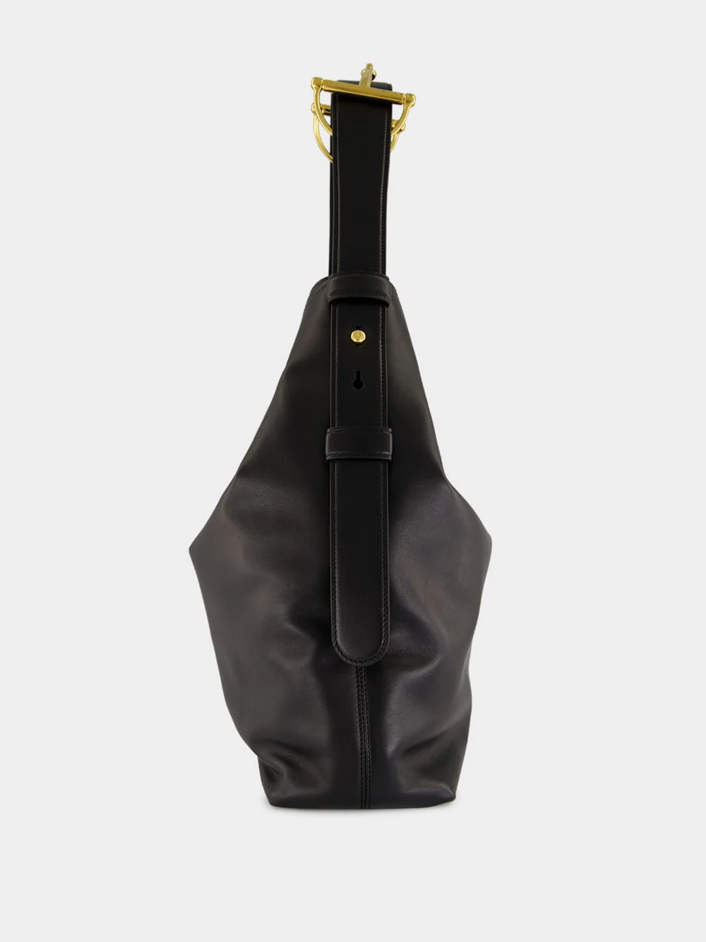 Black Leather Beatrix Large Tote Bag - Image 3