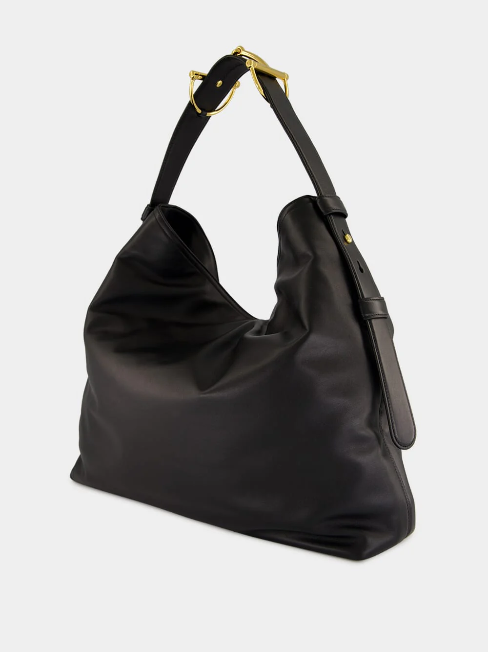 Black Leather Beatrix Large Tote Bag - Image 4