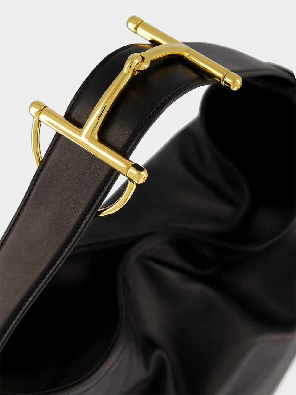 Black Leather Beatrix Large Tote Bag - Image 7