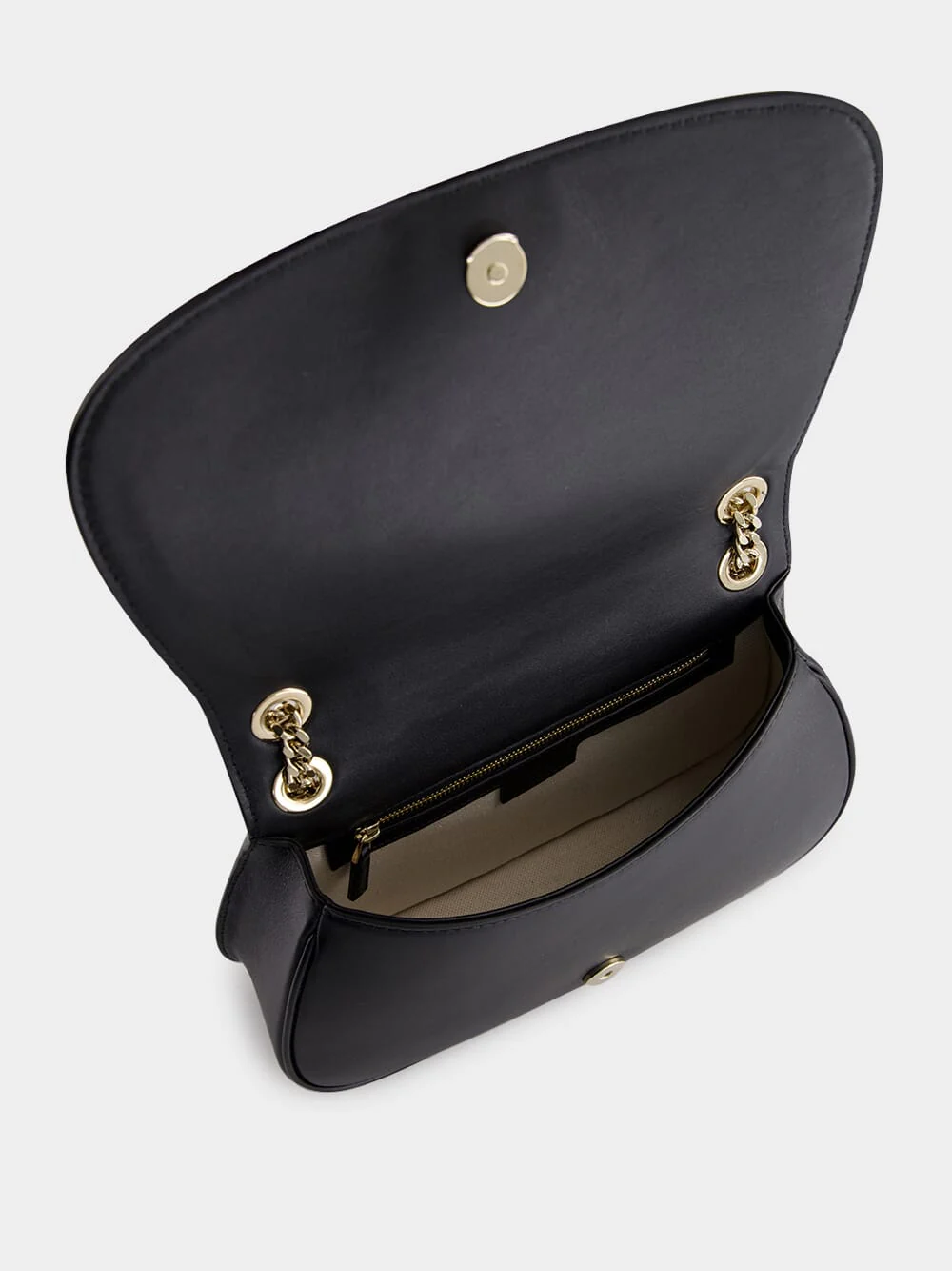 Black Leather Blondie Small Shoulder Bag - Image 6