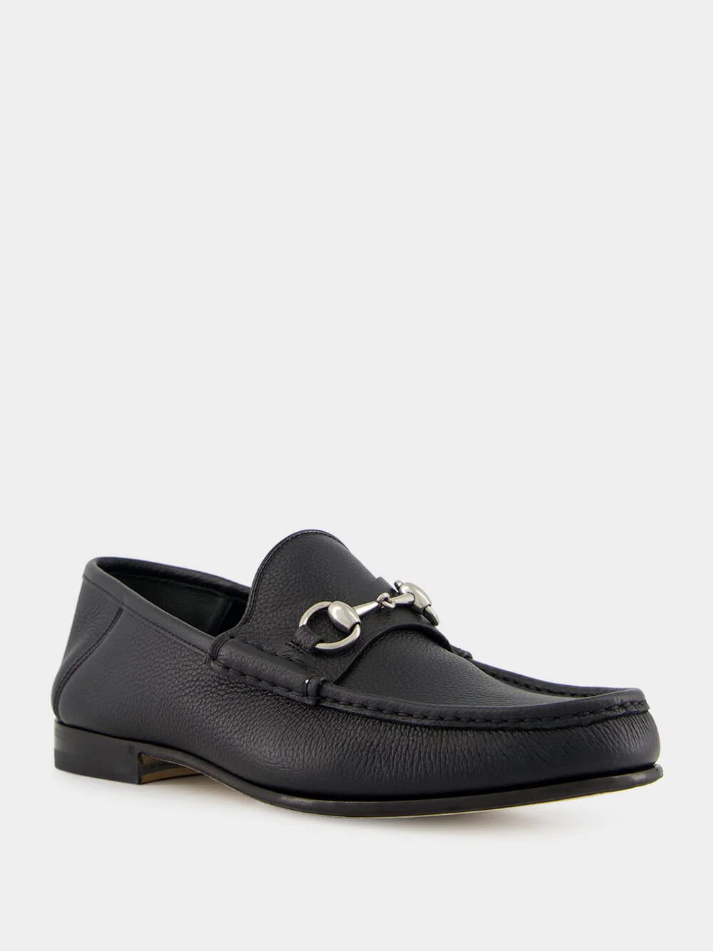 Black Leather Horsebit 1953 Loafers - Image 2