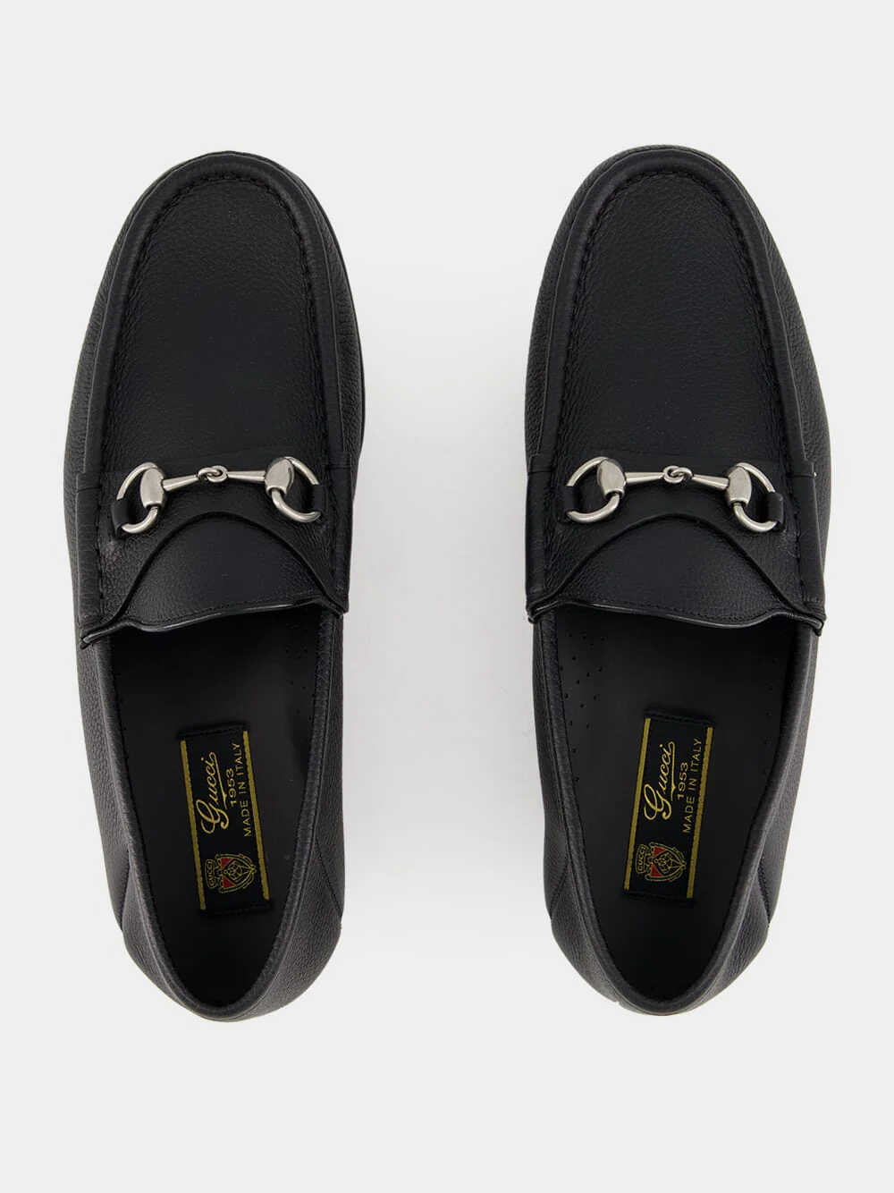 Black Leather Horsebit 1953 Loafers - Image 4