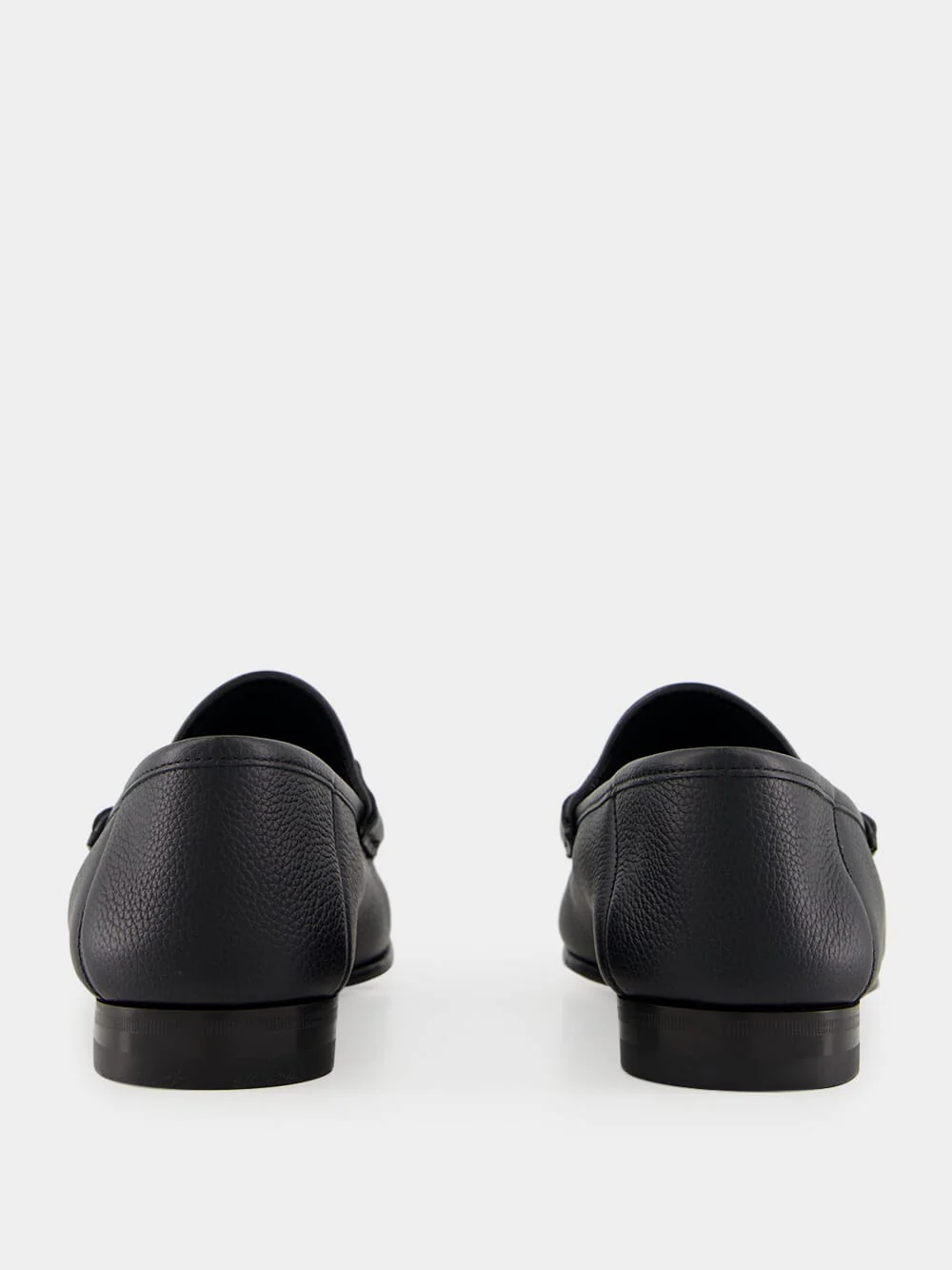 Black Leather Horsebit 1953 Loafers - Image 5