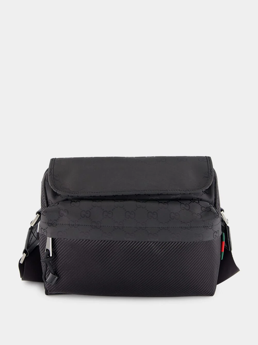 Black Medium GG Crossbody Bag