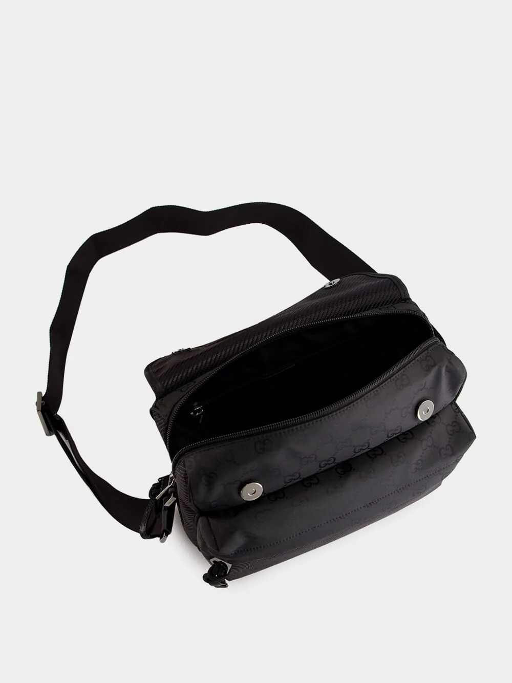 Black Medium GG Crossbody Bag - Image 6