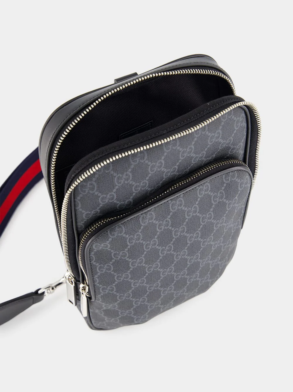 Black Small GG Crossbody Bag - Image 6