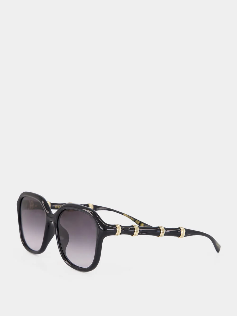 Black Square Frame Sunglasses - Image 3