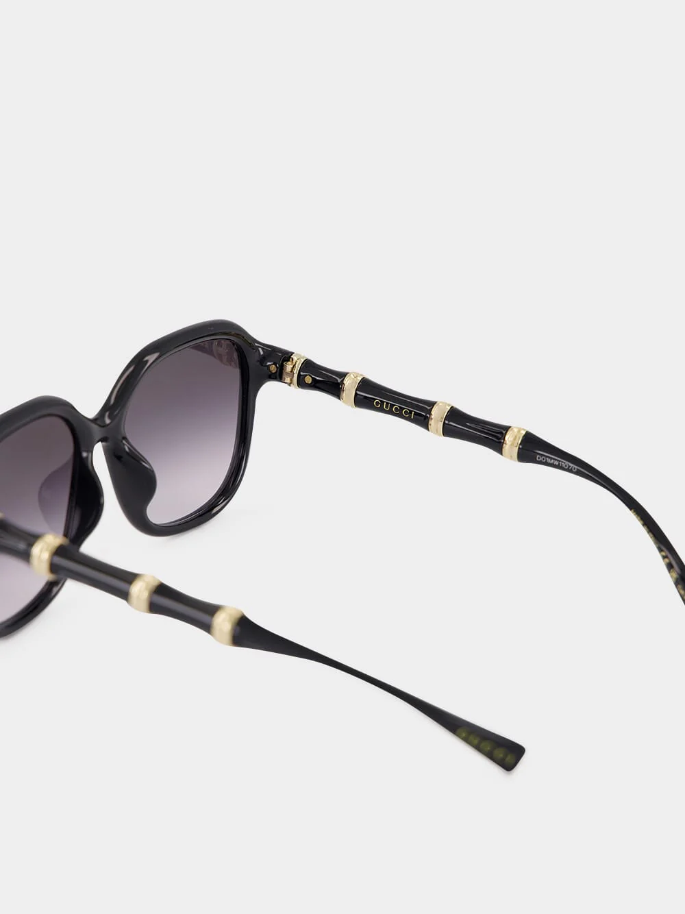 Black Square Frame Sunglasses - Image 4