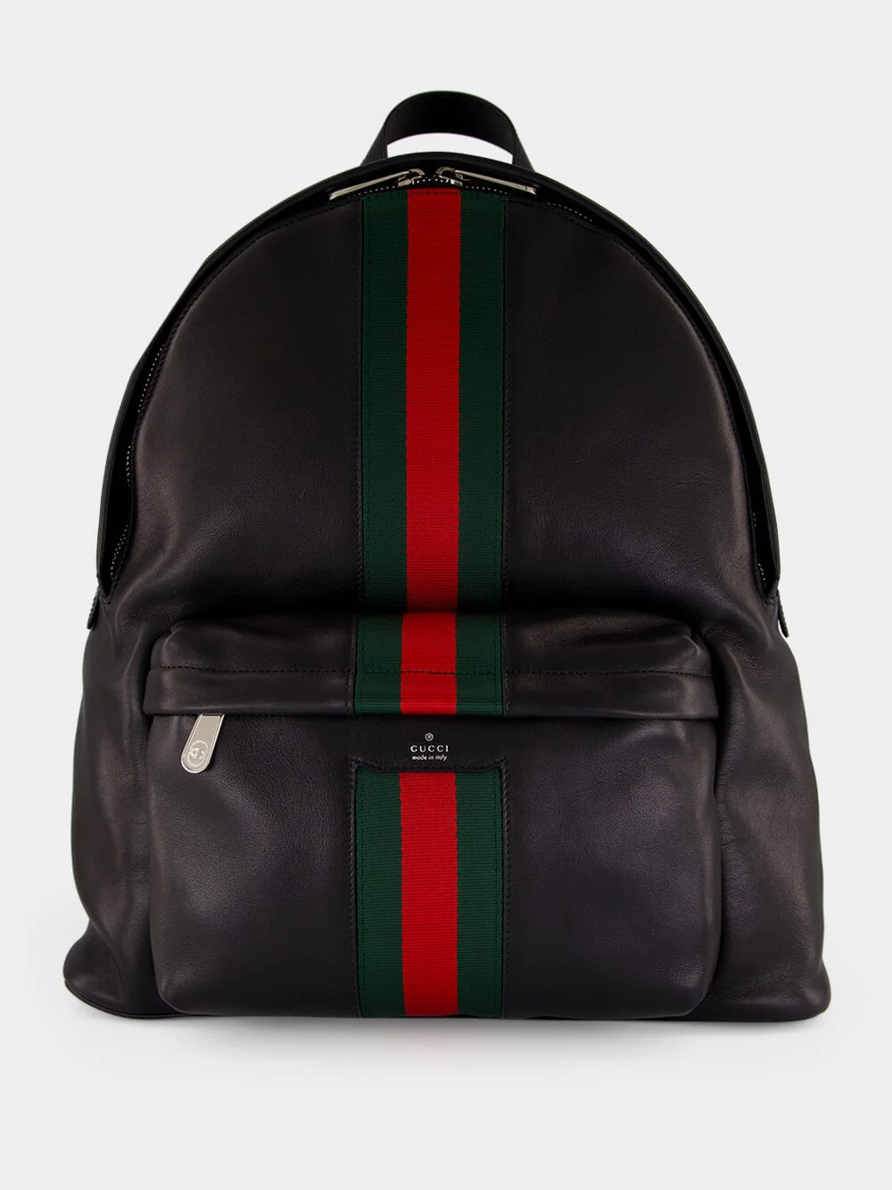 Black Web Trademark Large Backpack