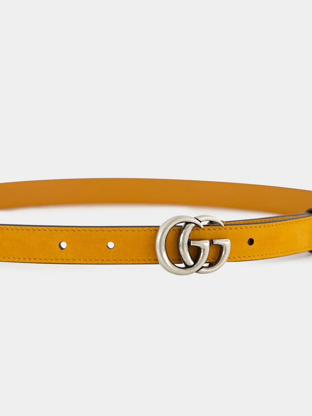 Blondie Cognac GG Marmont Leather Belt - Image 3