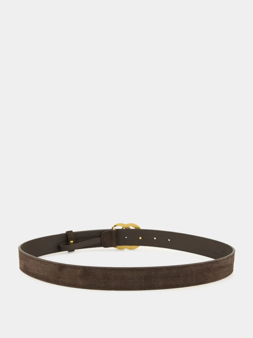 Brown GG Marmont Suede Belt - Image 2