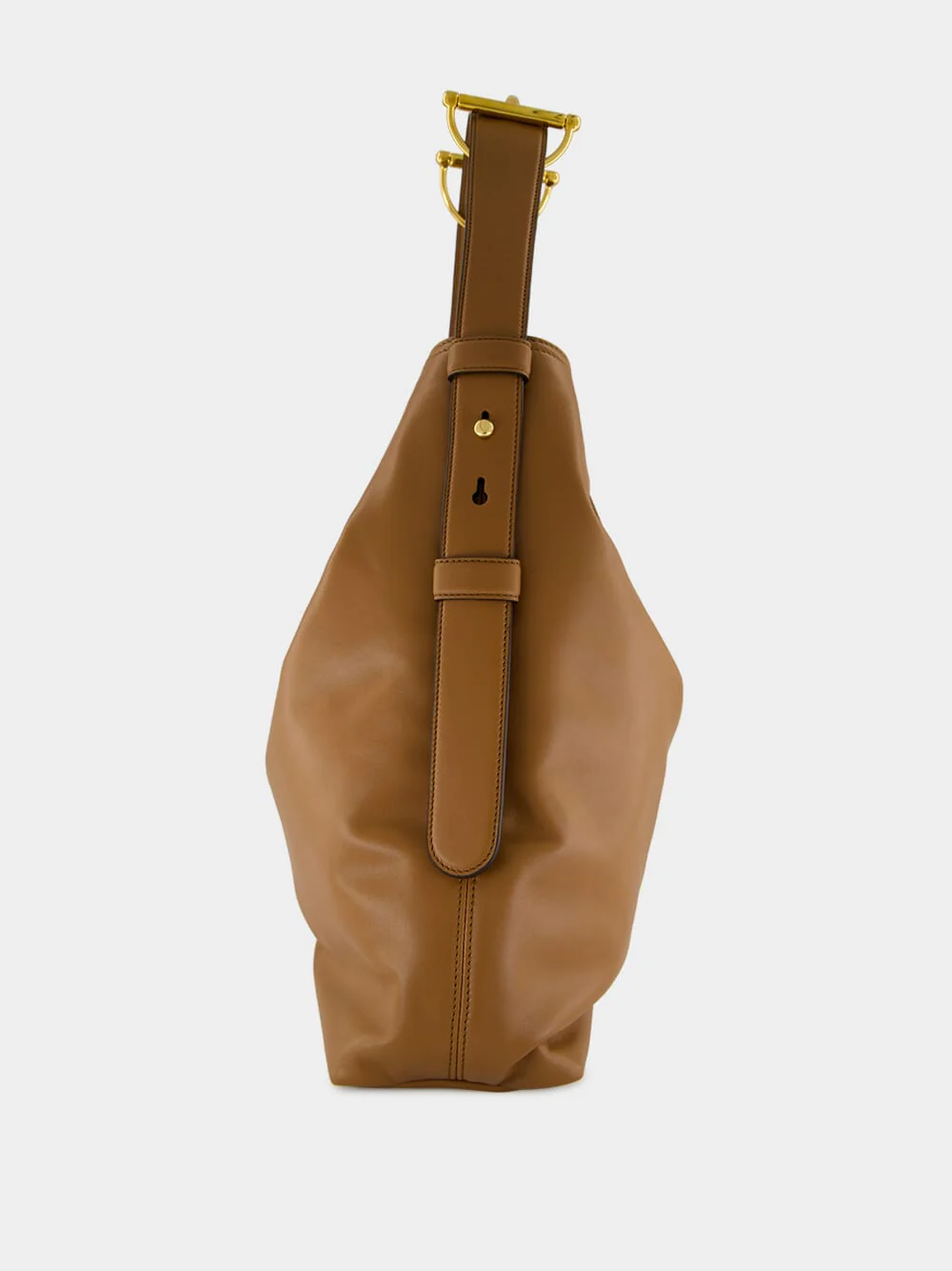 Brown Leather Large Tote Bag - Image 3