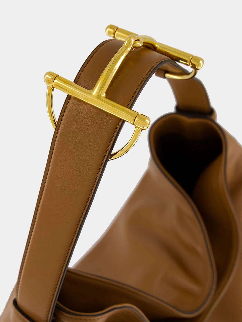 Brown Leather Large Tote Bag - Image 7