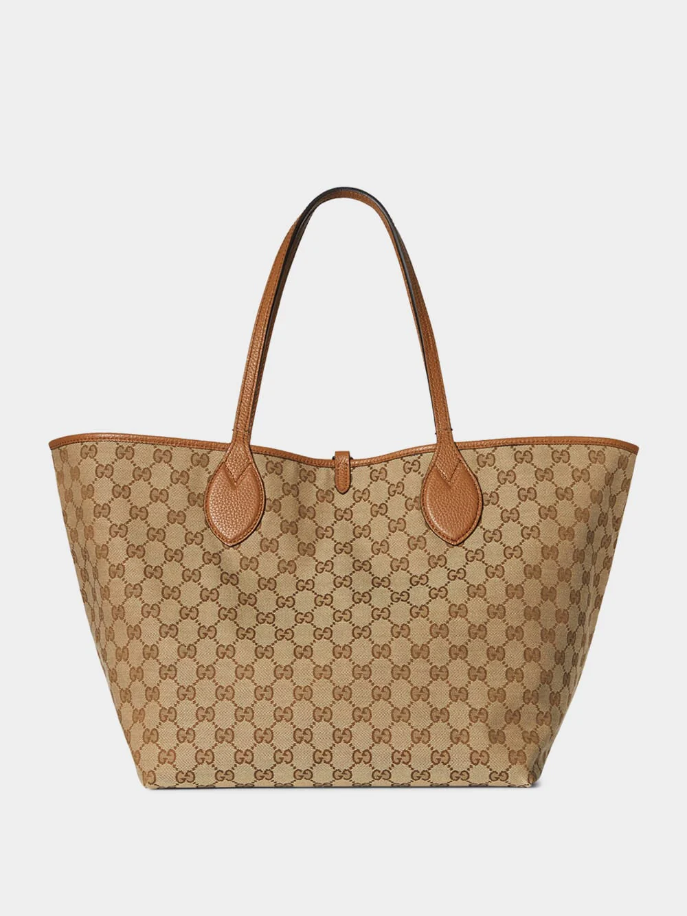 Brown Reversible GG Tote Bag - Image 7
