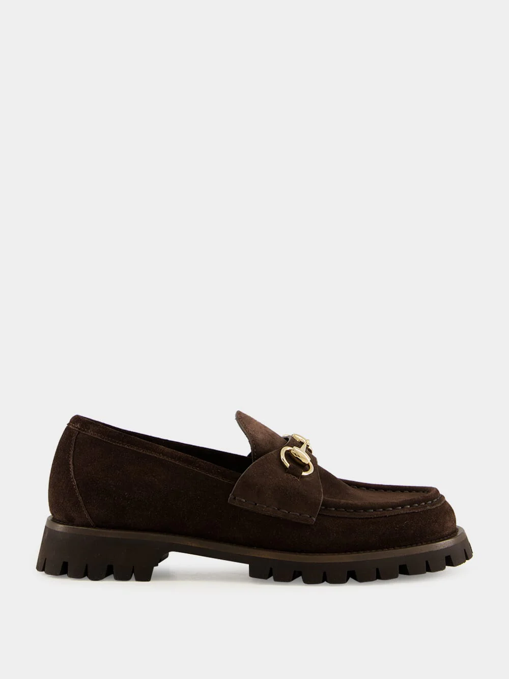 Brown Sylke Leather Moccasins