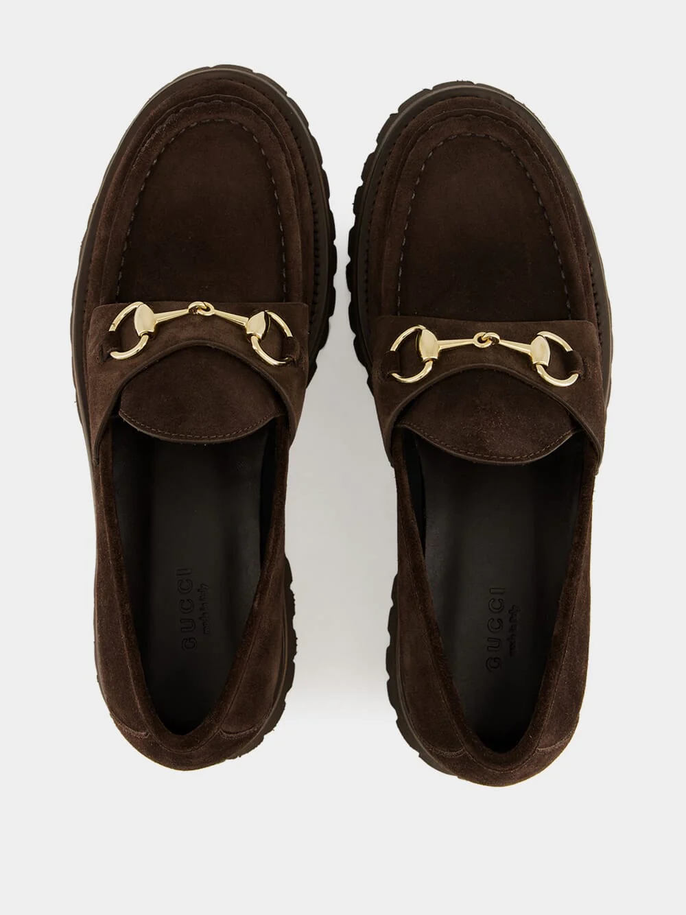 Brown Sylke Leather Moccasins - Image 4