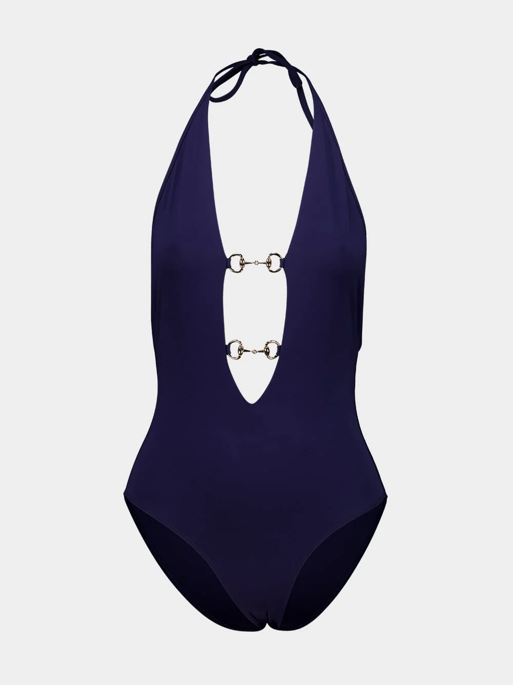 Classic Blue Horsebit Swimsuit