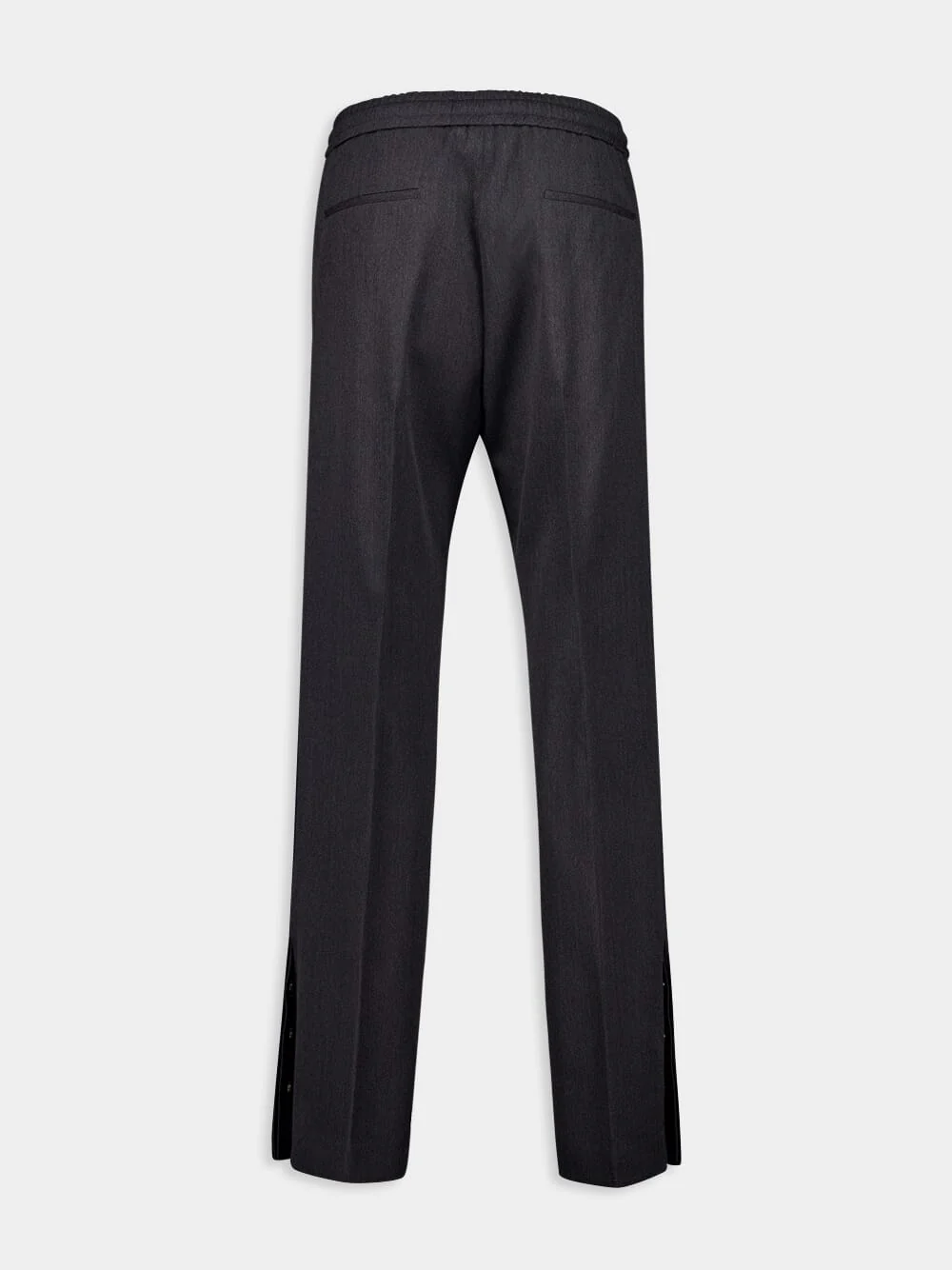 Anthracite Grey Logo-Trim Trousers - Image 2
