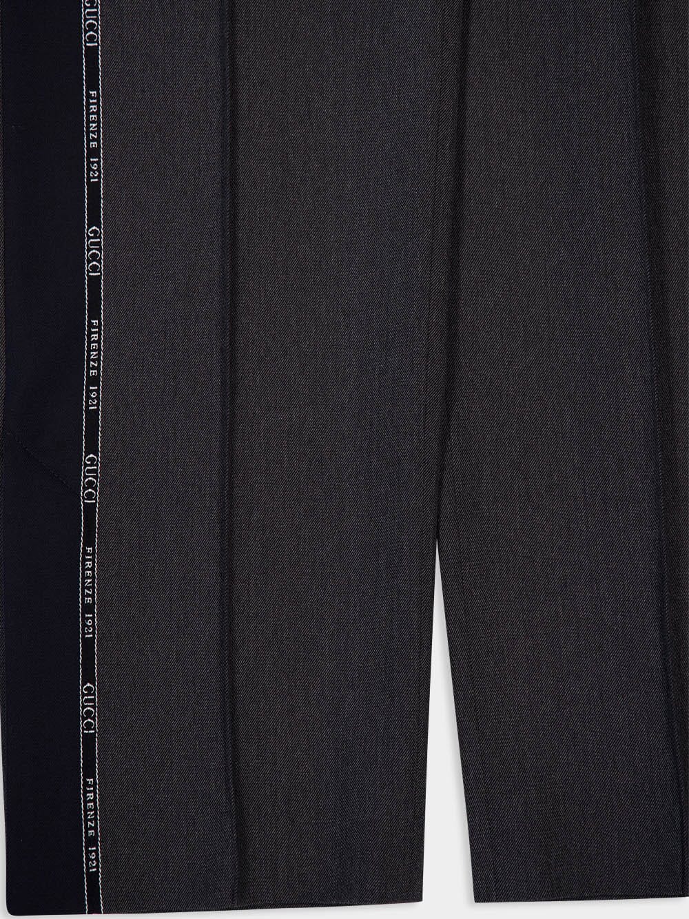 Anthracite Grey Logo-Trim Trousers - Image 4