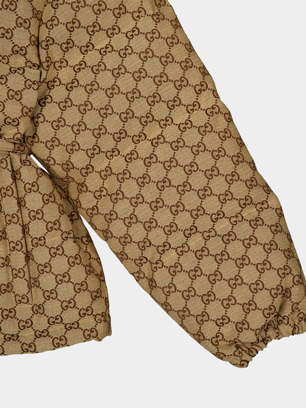 Beige GG Canvas Bomber Jacket - Image 4