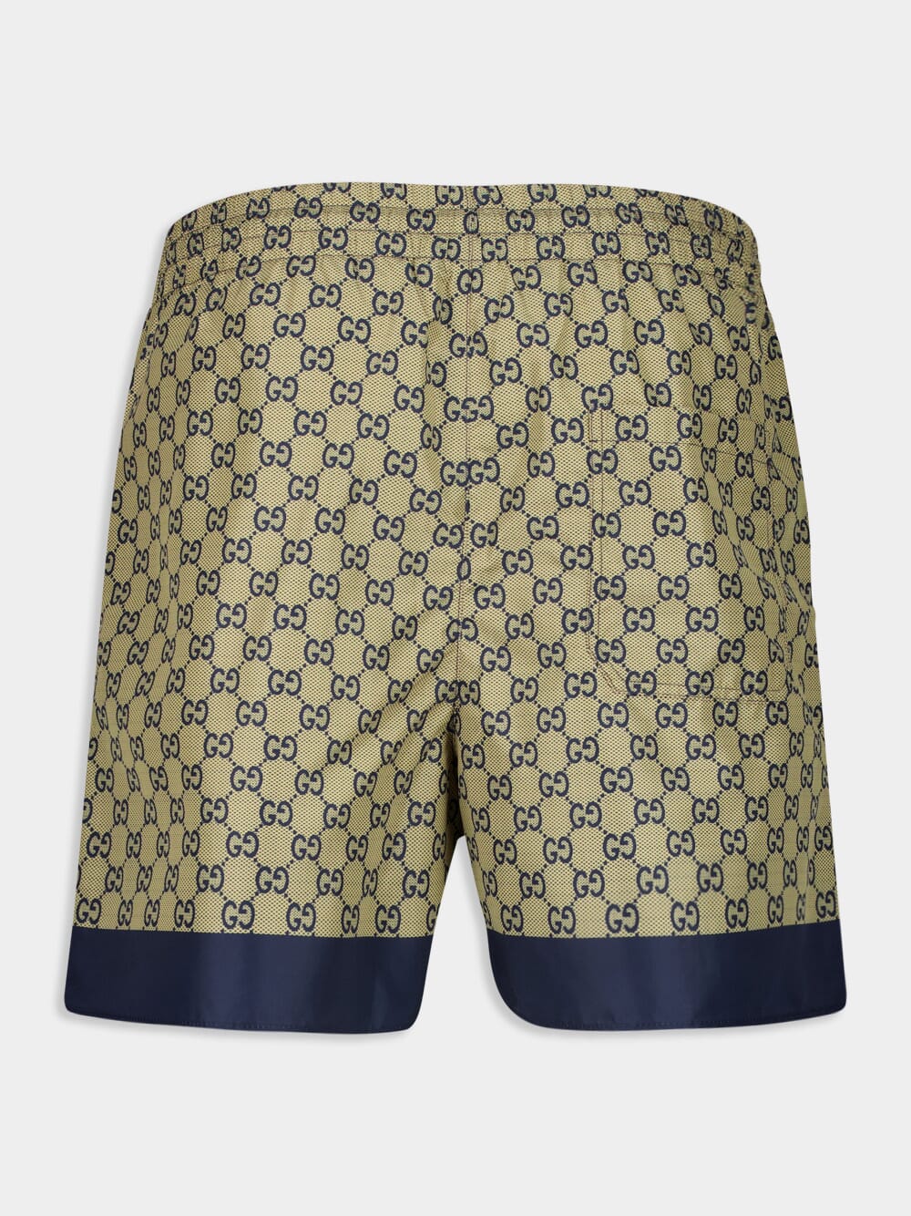 Beige GG Printed Tech Swim Shorts - Image 2