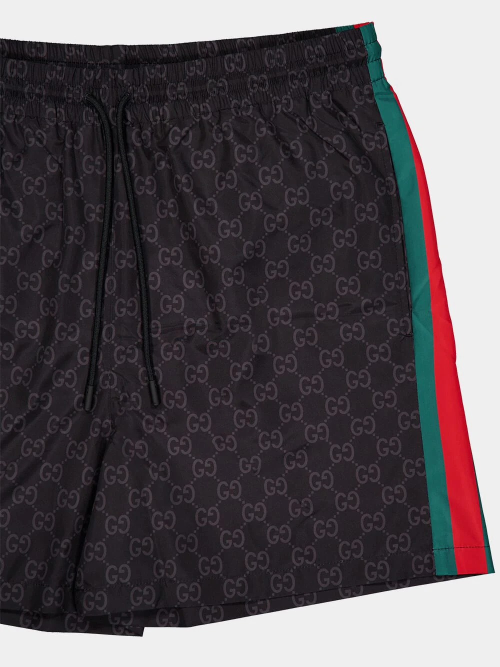Black GG Jacquard Swim Shorts - Image 3