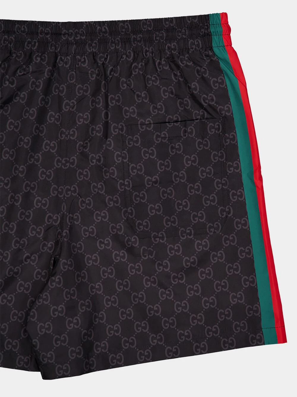 Black GG Jacquard Swim Shorts - Image 4