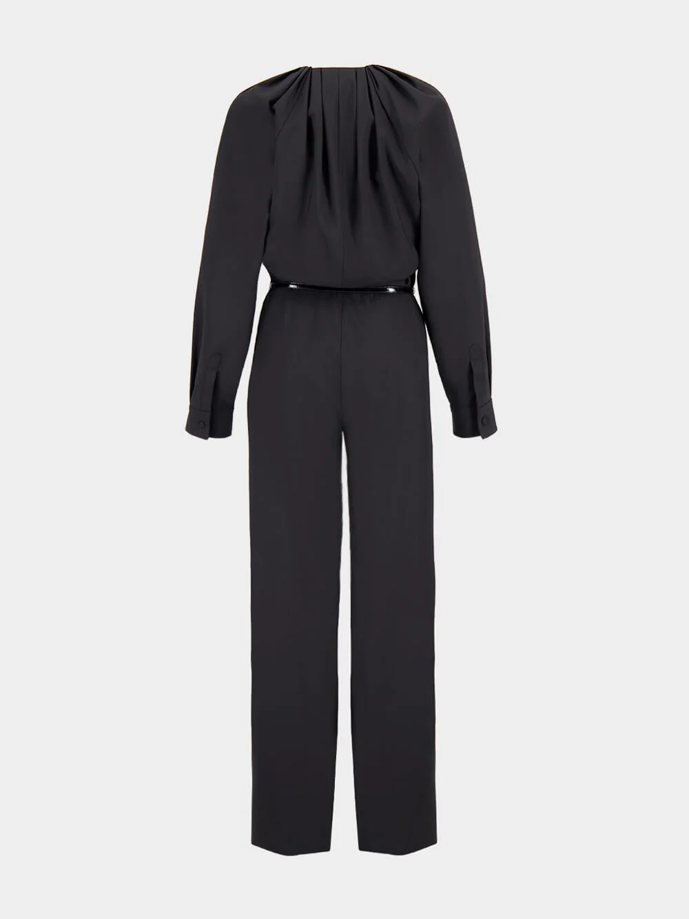 Black Keyhole-Neck Jumpsuit - Image 6