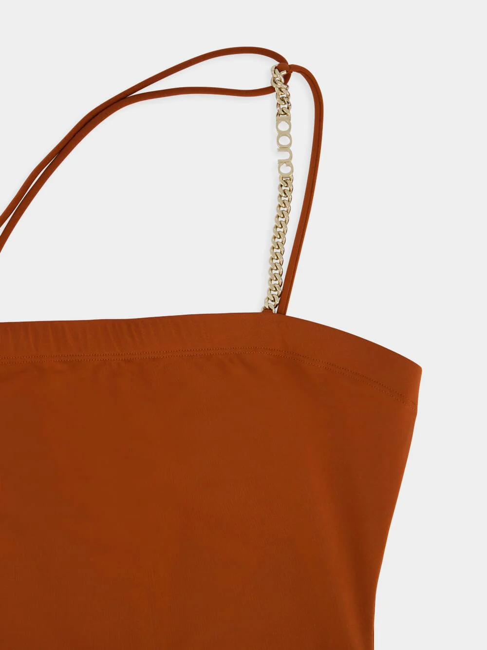 Brown Pepper Sparkling Jersey Swimsuit - Image 3