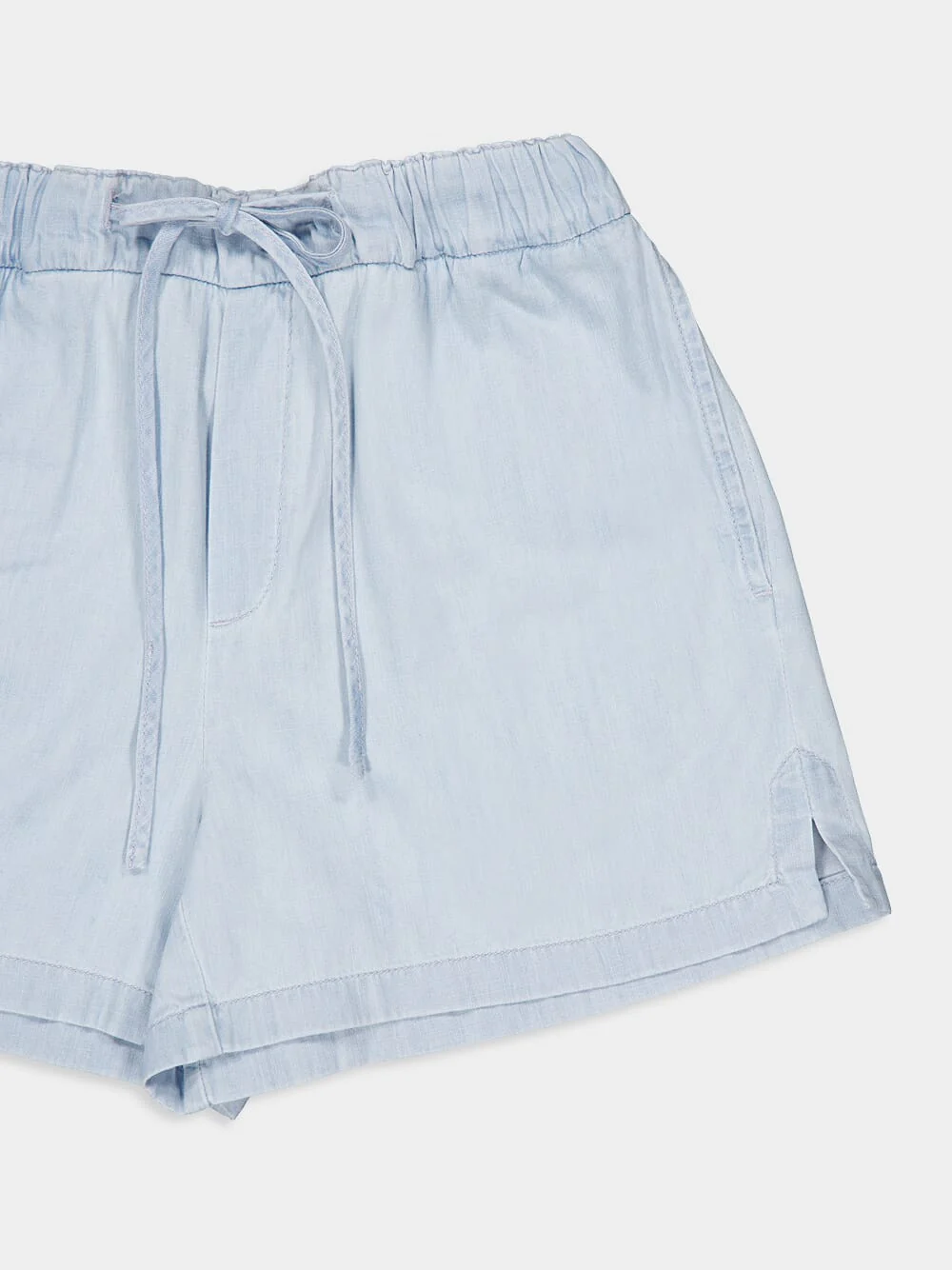 Casual Light Blue Denim Shorts - Image 3